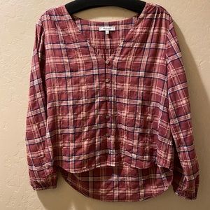 Madewell Flannel Blouse